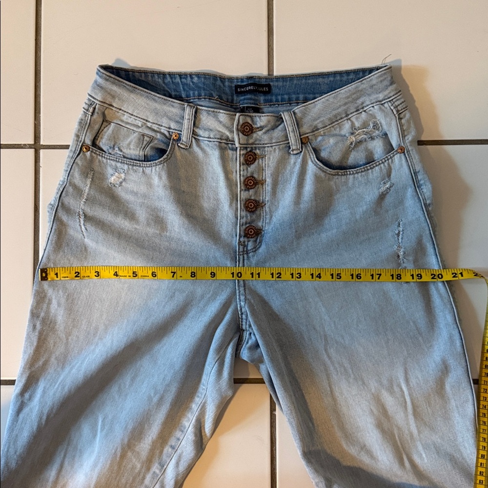 Sincerely Jules Light Wash Straight Leg Jeans